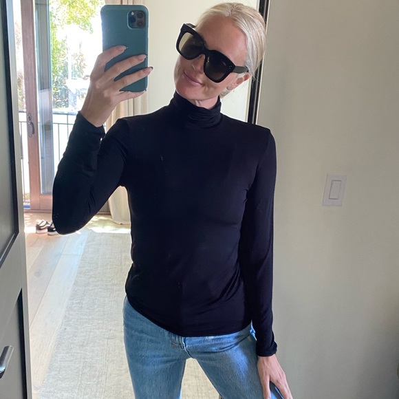 H&M black Slinky Turtle Neck Size S - Picture 5 of 7